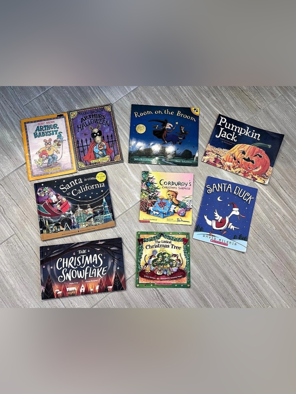 Children's Halloween & Christmas book lot